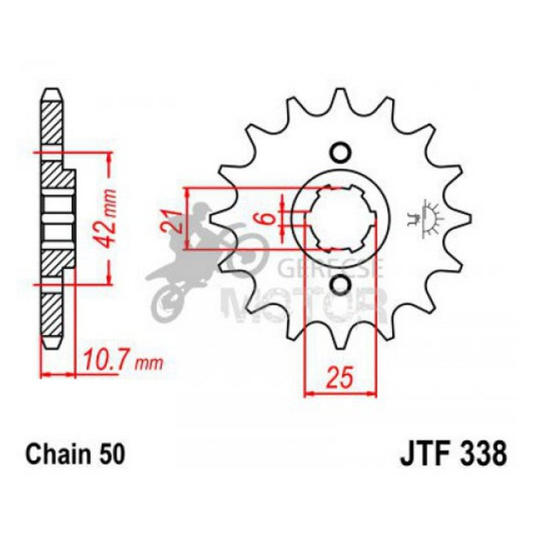 Lánckerék első JTF338