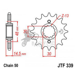 Lánckerék első JTF339
