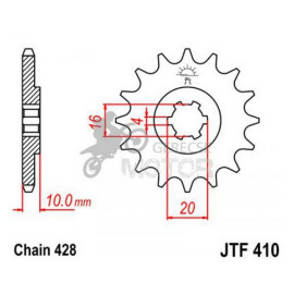 Lánckerék első JTF410