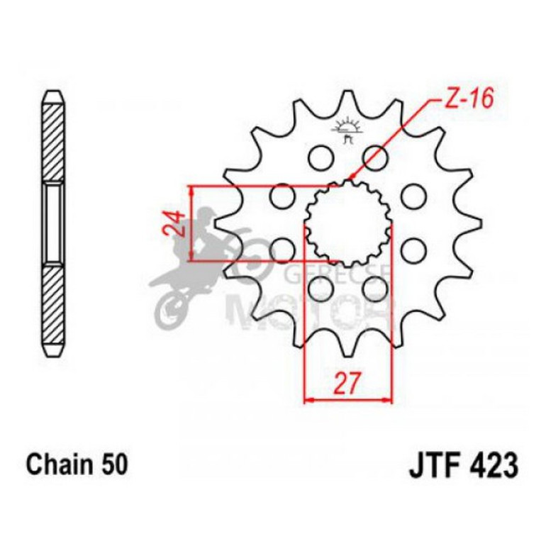 Lánckerék első JTF423