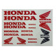 Matrica szett Honda 25x35cm