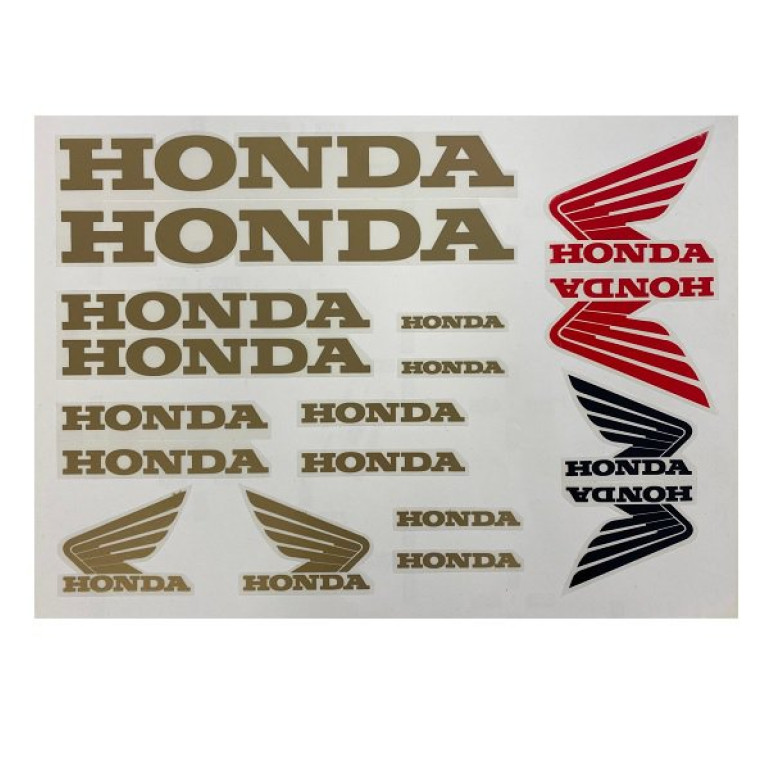 Matrica szett Honda 25x35cm