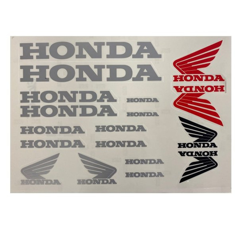 Matrica szett Honda 25x35cm