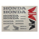 Matrica szett Honda 25x35cm