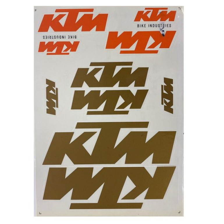 Matrica szett KTM nagy 25x35cm