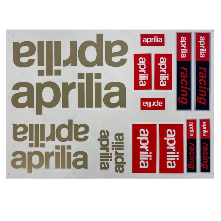 Matrica szett Aprilia 25x35cm