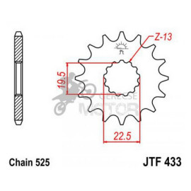 Lánckerék első JTF433