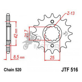 Lánckerék első JTF516
