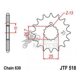 Lánckerék első JTF518