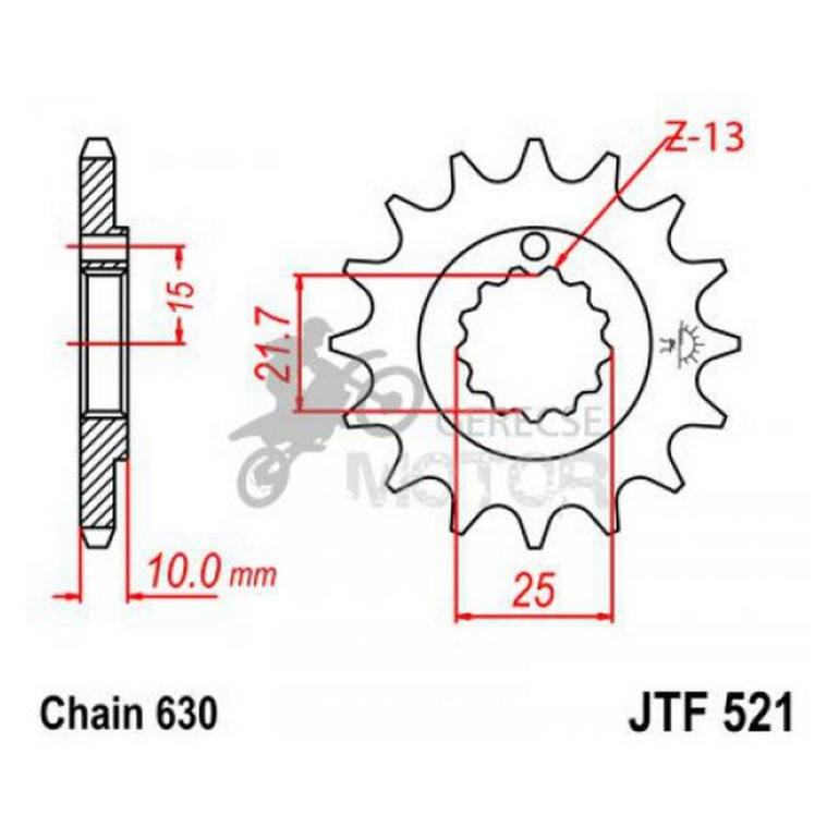 Lánckerék első JTF521