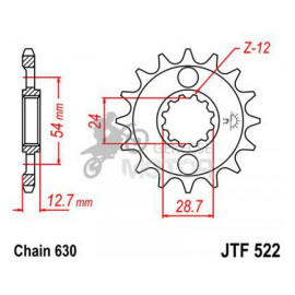 Lánckerék első JTF522
