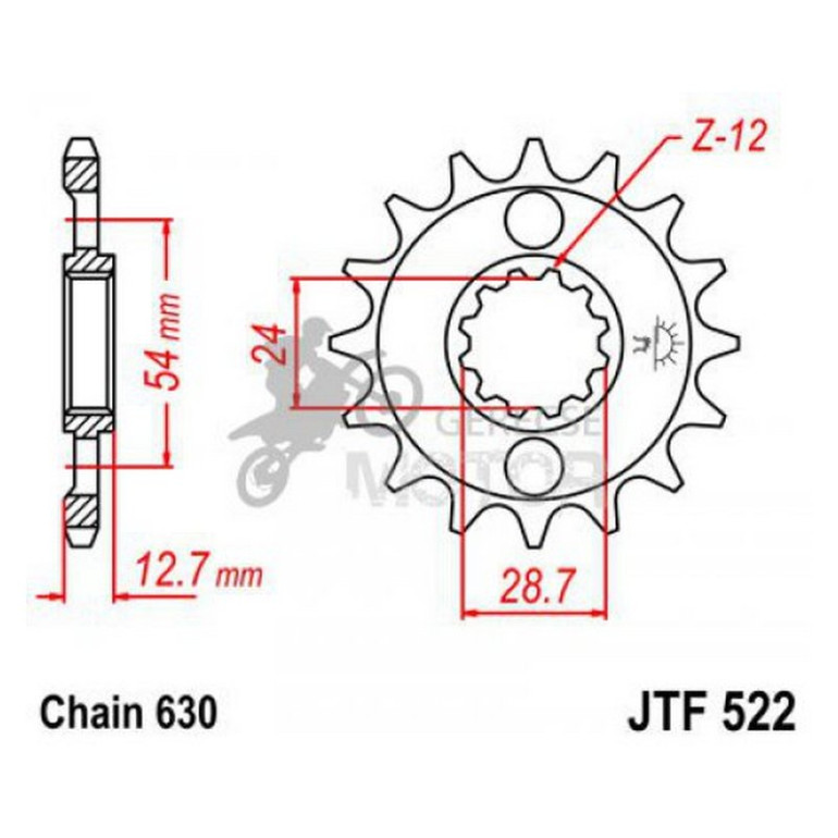 Lánckerék első JTF522