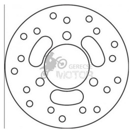 Első féktárcsa Brembo BRM68B40711