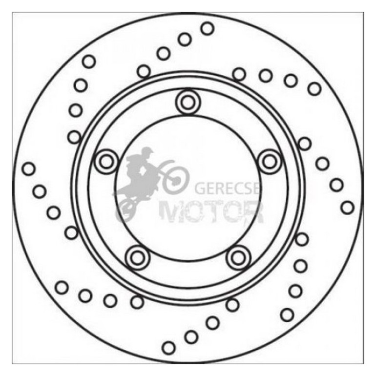 Első féktárcsa Brembo BRM68B40712