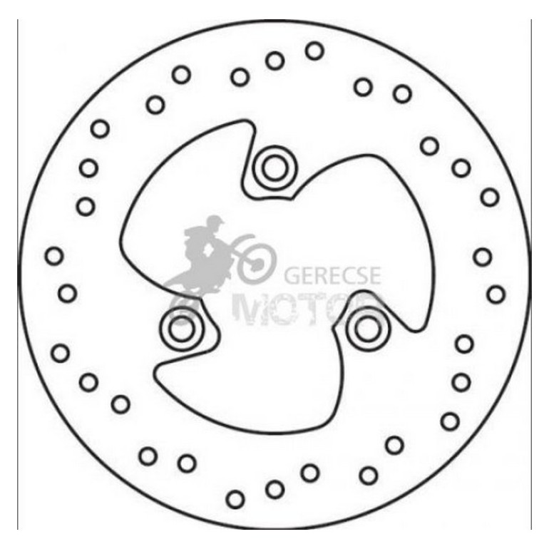Első féktárcsa Brembo BRM68B40715