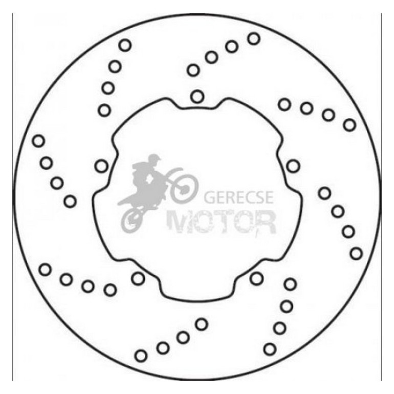 Első féktárcsa Brembo BRM68B40723