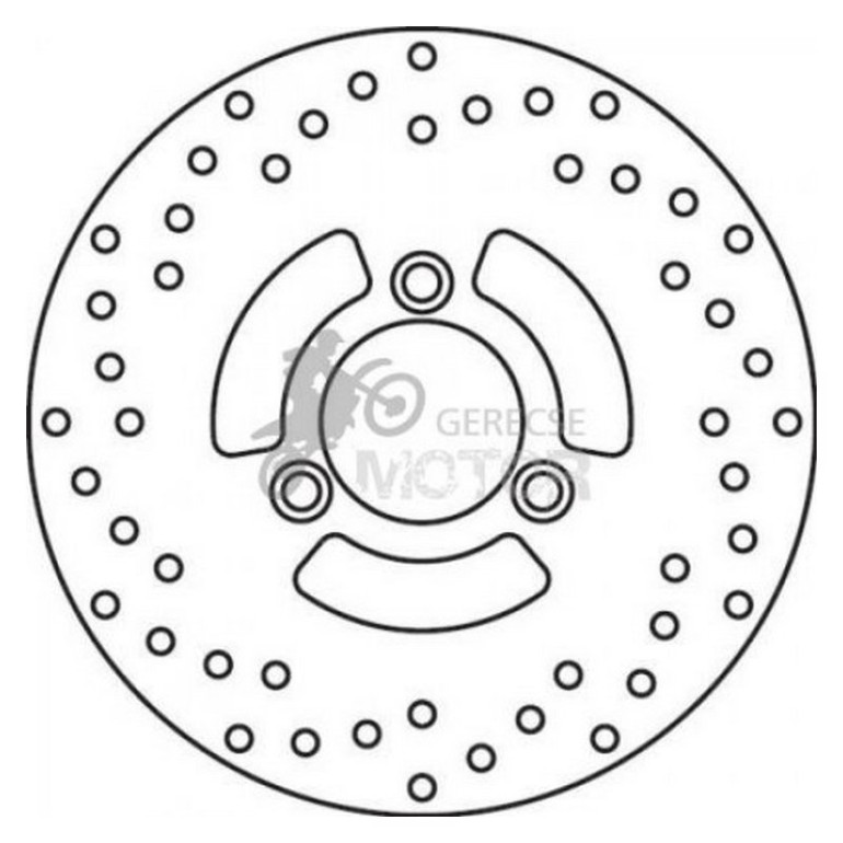 Első féktárcsa Brembo BRM68B40757