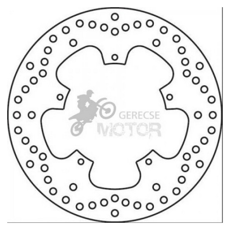 Első féktárcsa Brembo BRM68B407B6