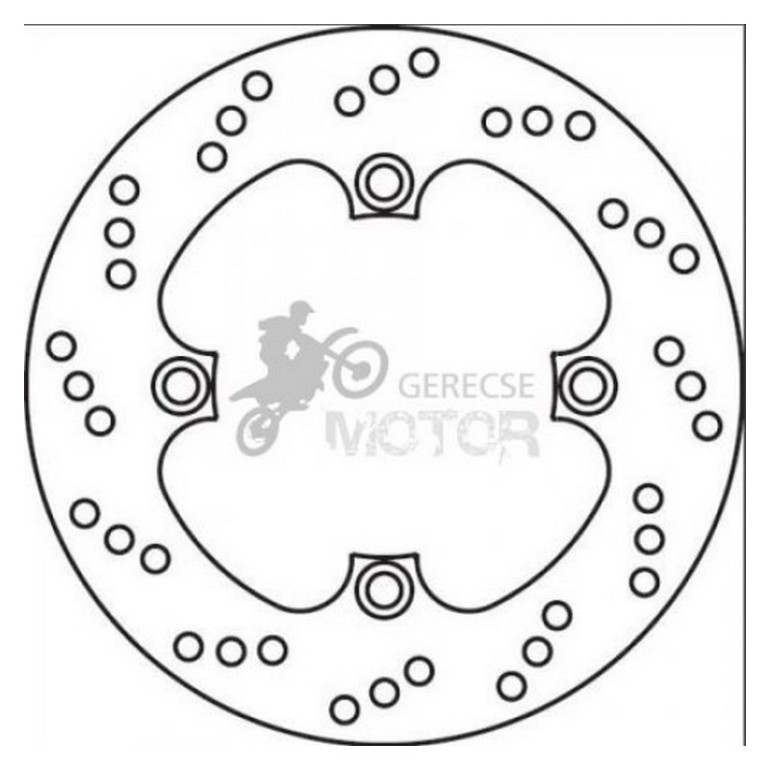 Hátsó féktárcsa Brembo BRM68B40749