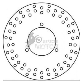 Hátsó féktárcsa Brembo BRM68B40762