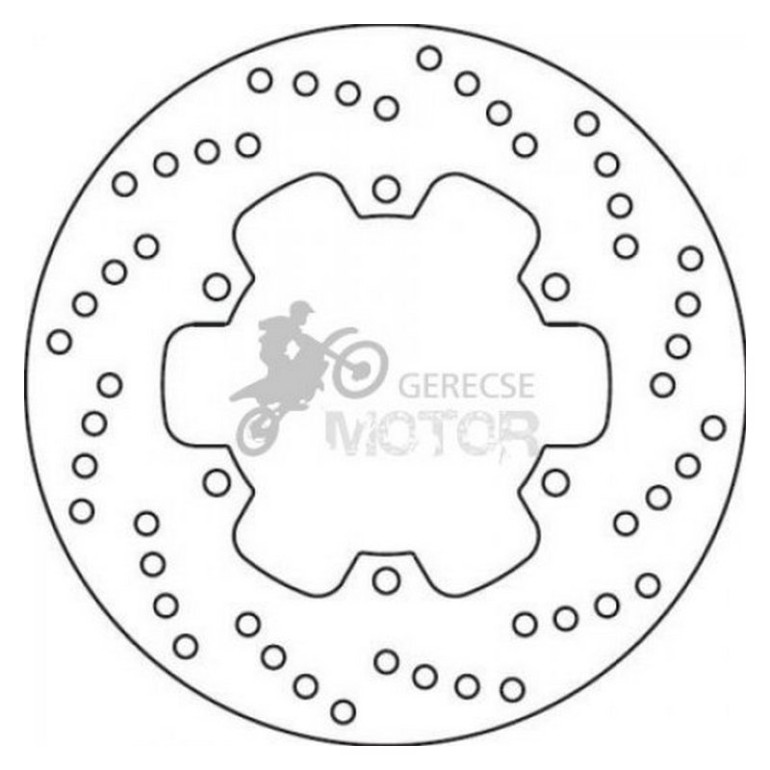 Hátsó féktárcsa Brembo BRM68B40791
