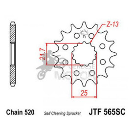 Lánckerék első könnyített JTF565