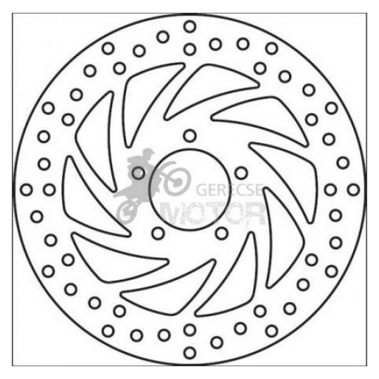 Első féktárcsa Brembo BRM68B407B0