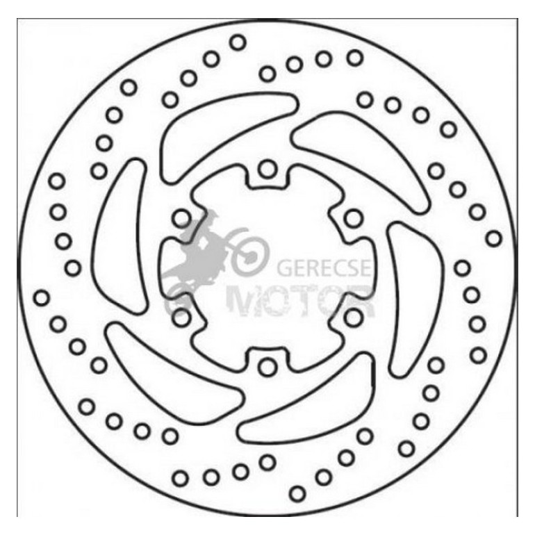 Hátsó féktárcsa Brembo BRM108200046