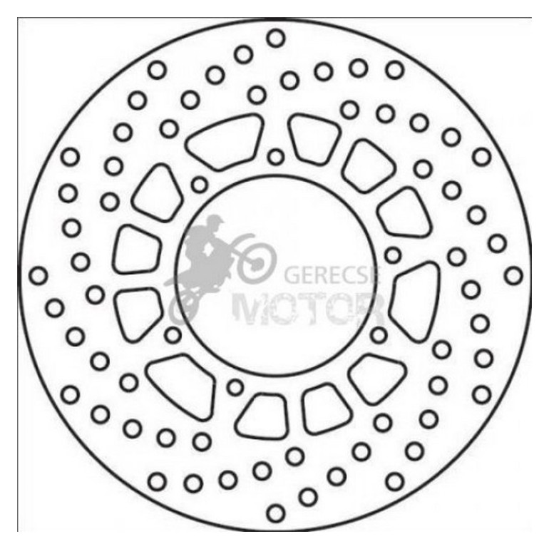 Hátsó féktárcsa Brembo BRM68B40742