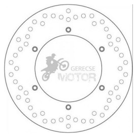 Hátsó féktárcsa Brembo BRM68B40756