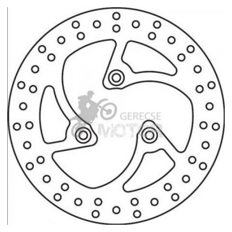 Első féktárcsa Brembo BRM68B40758