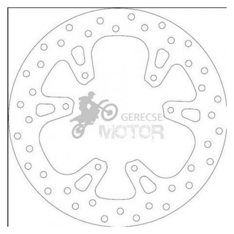 Első féktárcsa Brembo BRM68B40796