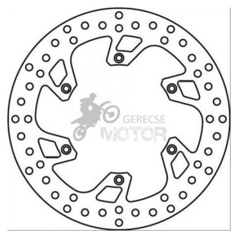 Első féktárcsa Brembo BRM68B407B8