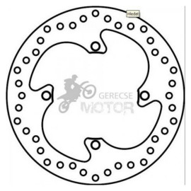 Hátsó féktárcsa Brembo BRM68B40782