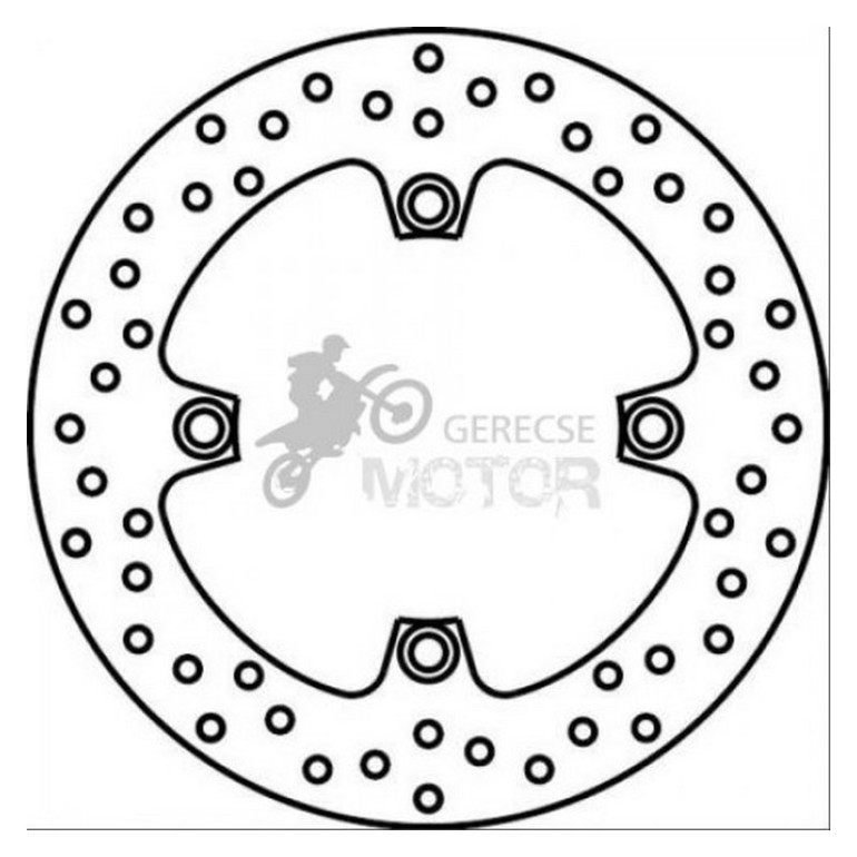 Hátsó féktárcsa Brembo BRM68B40783