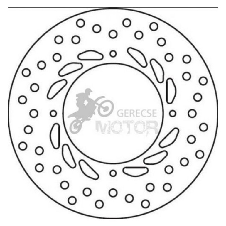 Hátsó féktárcsa Brembo BRM68B40748