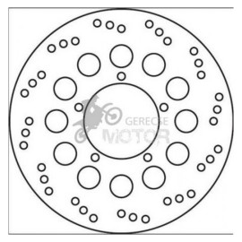 Hátsó féktárcsa Brembo BRM68B407A1