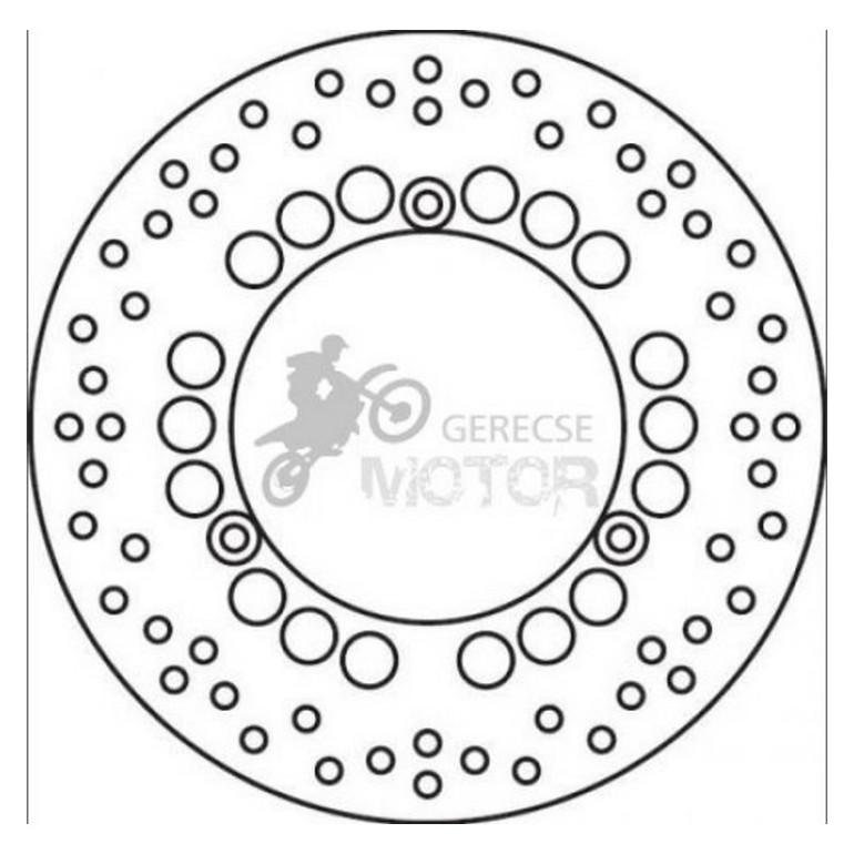 Hátsó féktárcsa Brembo BRM68B407C4