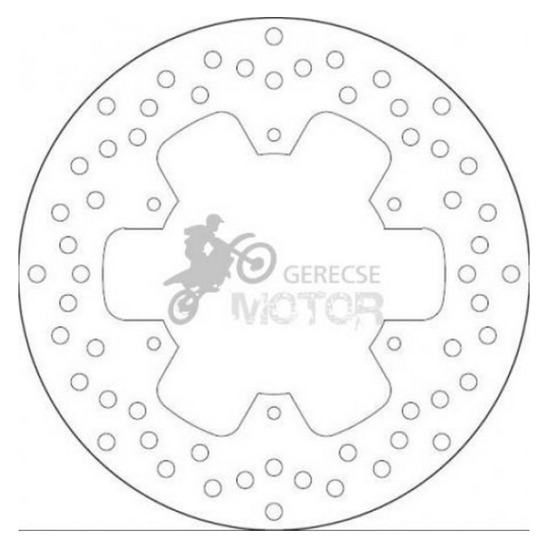 Hátsó féktárcsa Brembo BRM68B407C9