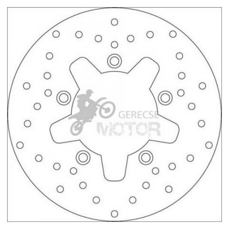 Első féktárcsa Brembo BRM68B407E1