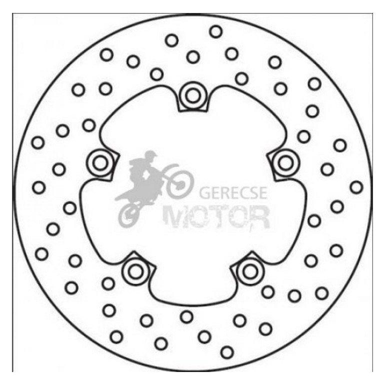 Hátsó féktárcsa Brembo BRM108489923