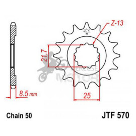 Lánckerék első JTF570