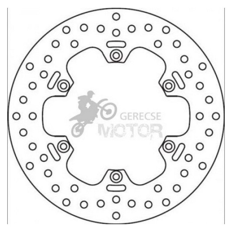 Hátsó féktárcsa Brembo BRM68B40753