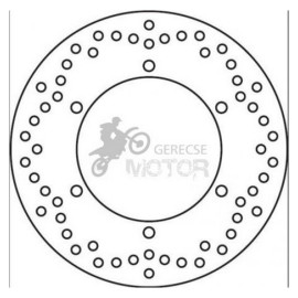 Hátsó féktárcsa Brembo BRM68B40755