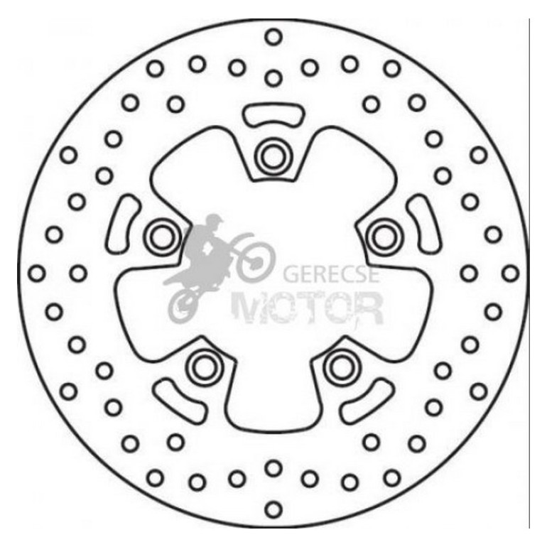 Hátsó féktárcsa Brembo BRM68B40771