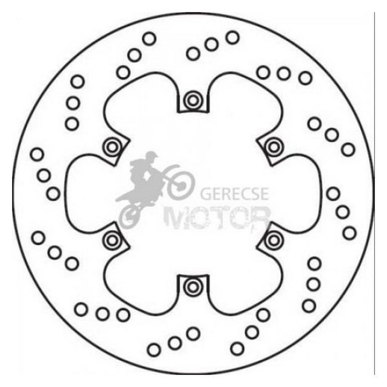 Hátsó féktárcsa Brembo BRM68B40781