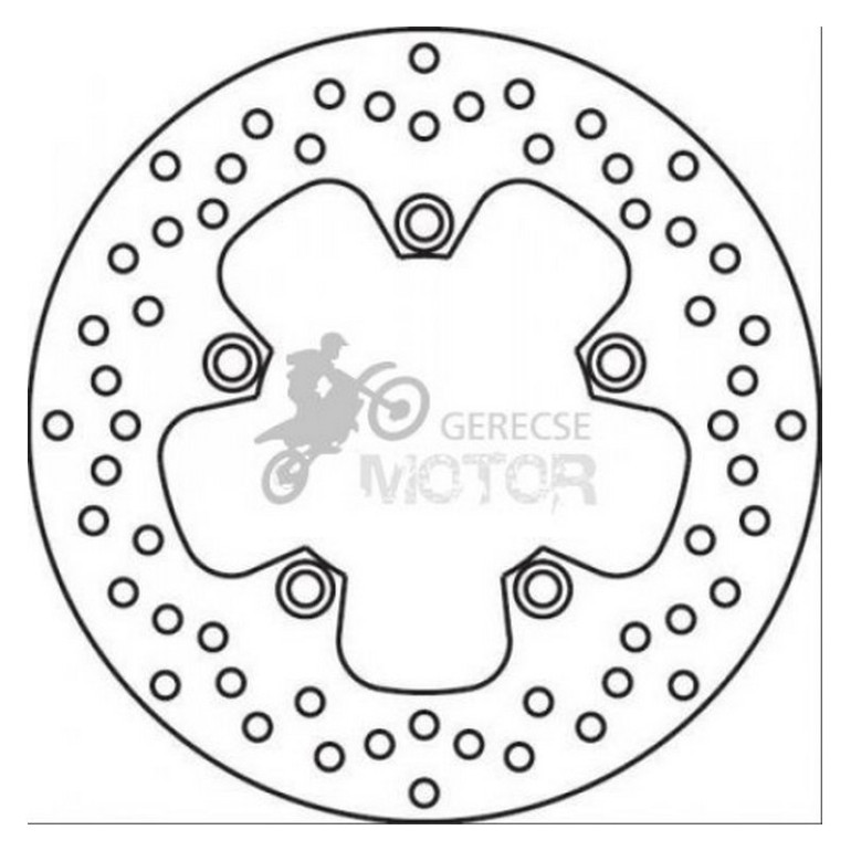Hátsó féktárcsa Brembo BRM68B40793