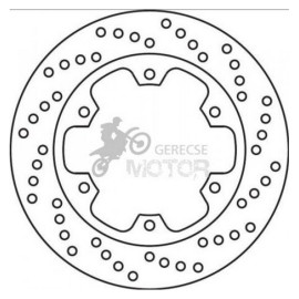 Hátsó féktárcsa Brembo BRM108200045