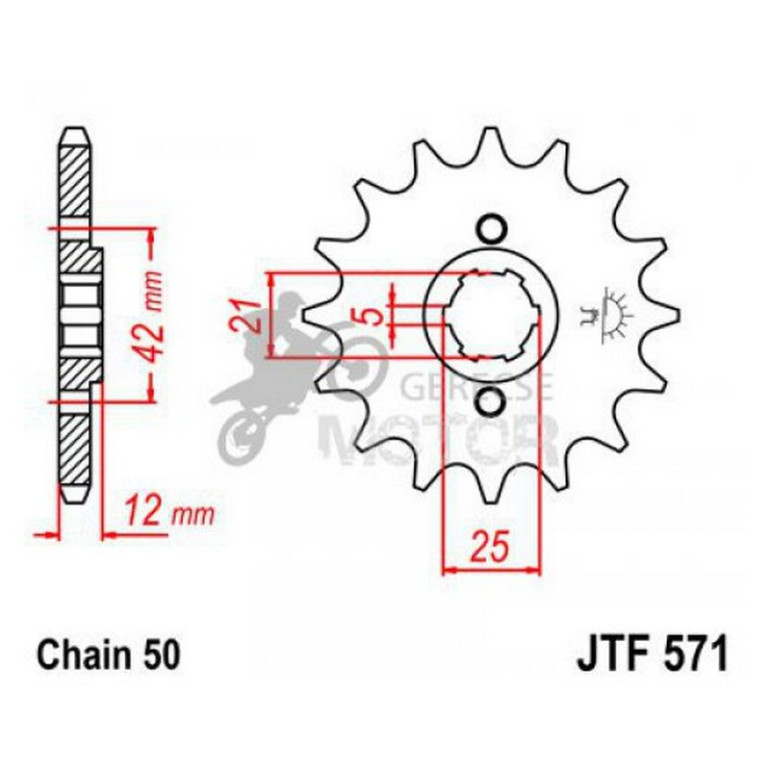 Lánckerék első JTF571