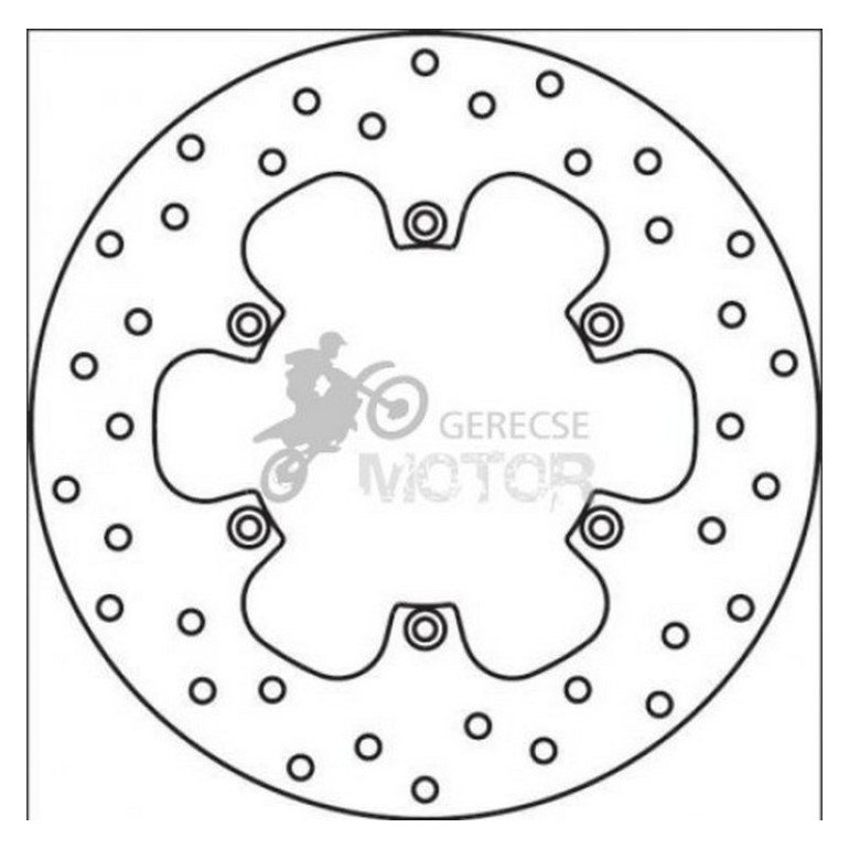 Hátsó féktárcsa Brembo BRM208200040